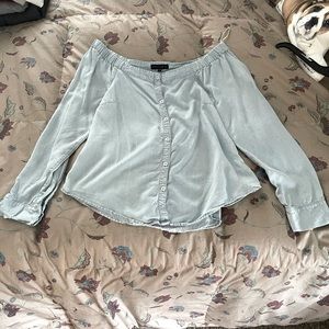 Sanctuary Chambray Top